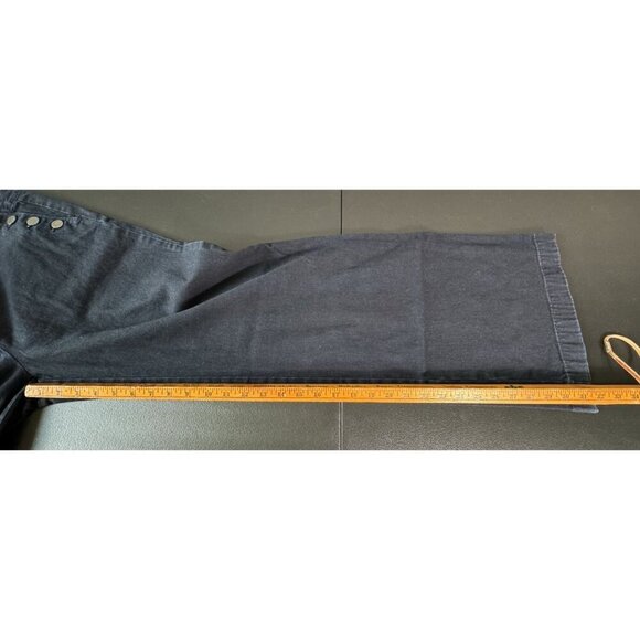 Ann Taylor Modern Fit Lindsay Waist Jean Trousers Sailor Buttons Womens 12 - Picture 9 of 9